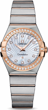 CONSTELLATION QUARTZ 27MM QUARTZ 27MM STEEL MOTHER OF PEARL STEEL & ROSE GOLD