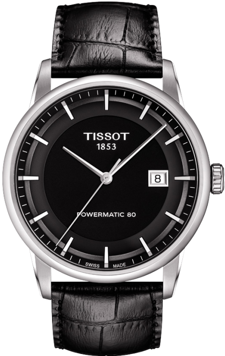 T-CLASSIC LUXURY AUTOMATIC 41MM STEEL BLACK ALLIGATOR