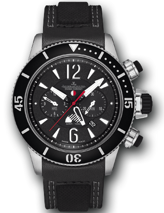 MASTER COMPRESSOR DIVING CHRONO GMT NAVY SEALS AUTOMATIC 46,3MM TITANIUM BLACK LEATHER