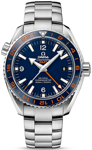 SEAMASTER PLANET OCEAN 600M CO AXIAL GMT AUTOMATIC 43,5MM STEEL BLUE STEEL