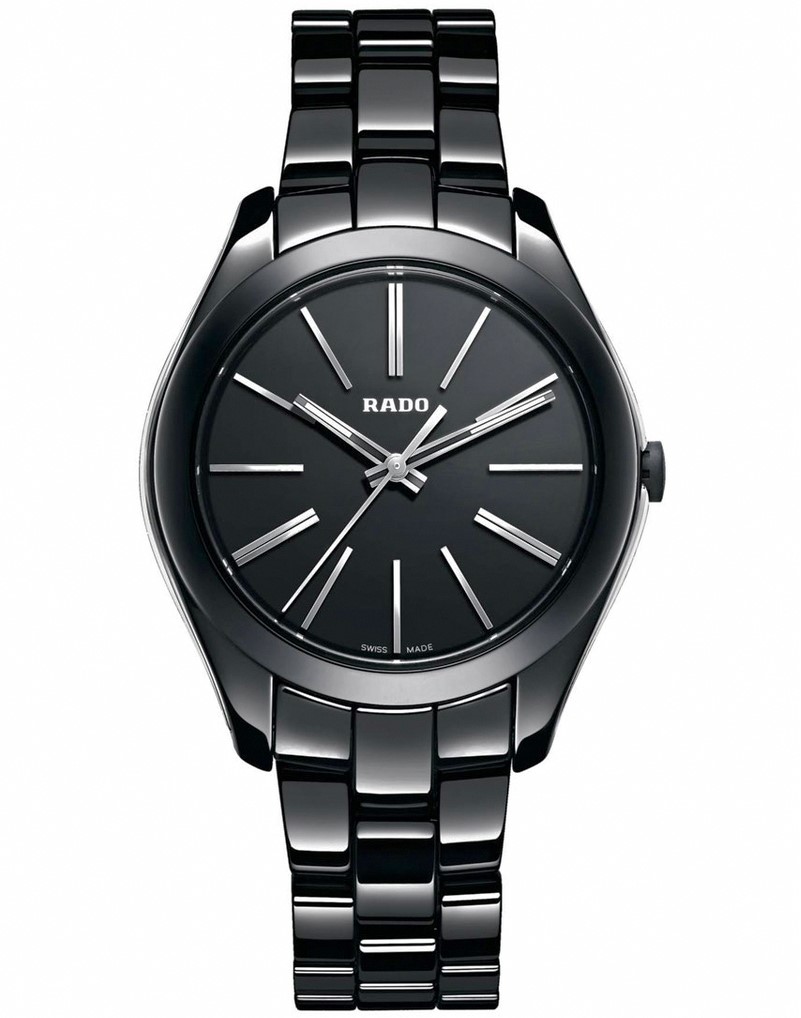 HYPERCHROME BLACK QUARTZ 36MM STEEL & CERAMIC BLACK CERAMIC & TITANIUM