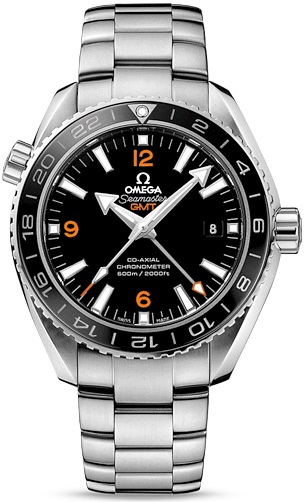 SEAMASTER PLANET OCEAN 600M CO AXIAL GMT AUTOMATIC 43,5MM STEEL BLACK STEEL