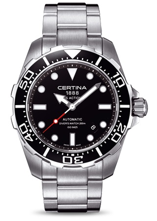 DS ACTION DIVER AUTOMATIC 43,2MM STEEL BLACK STEEL