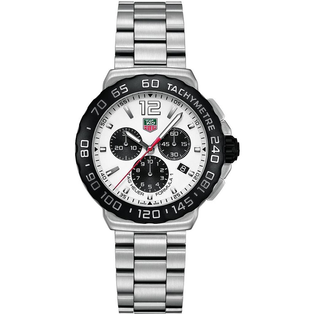FORMULA 1 CHRONOGRAPH QUARTZ 42MM STEEL WHITE STEEL
