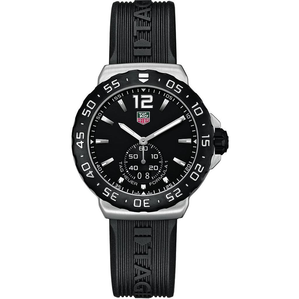 FORMULA 1 GRANDE DATE QUARTZ 42MM STEEL BLACK RUBBER
