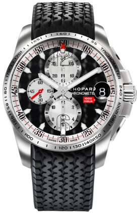 MILLE MIGLIA MILLE MIGLIA GT XL CHRONO AUTOMATIC 44MM STEEL BLACK RUBBER