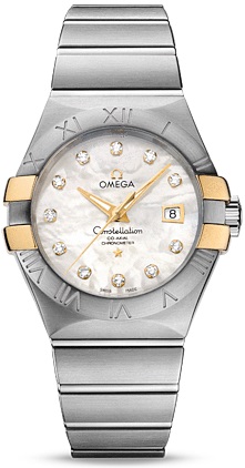 CONSTELLATION CO AXIAL 31MM AUTOMATIC 31MM STEEL MOTHER OF PEARL STEEL