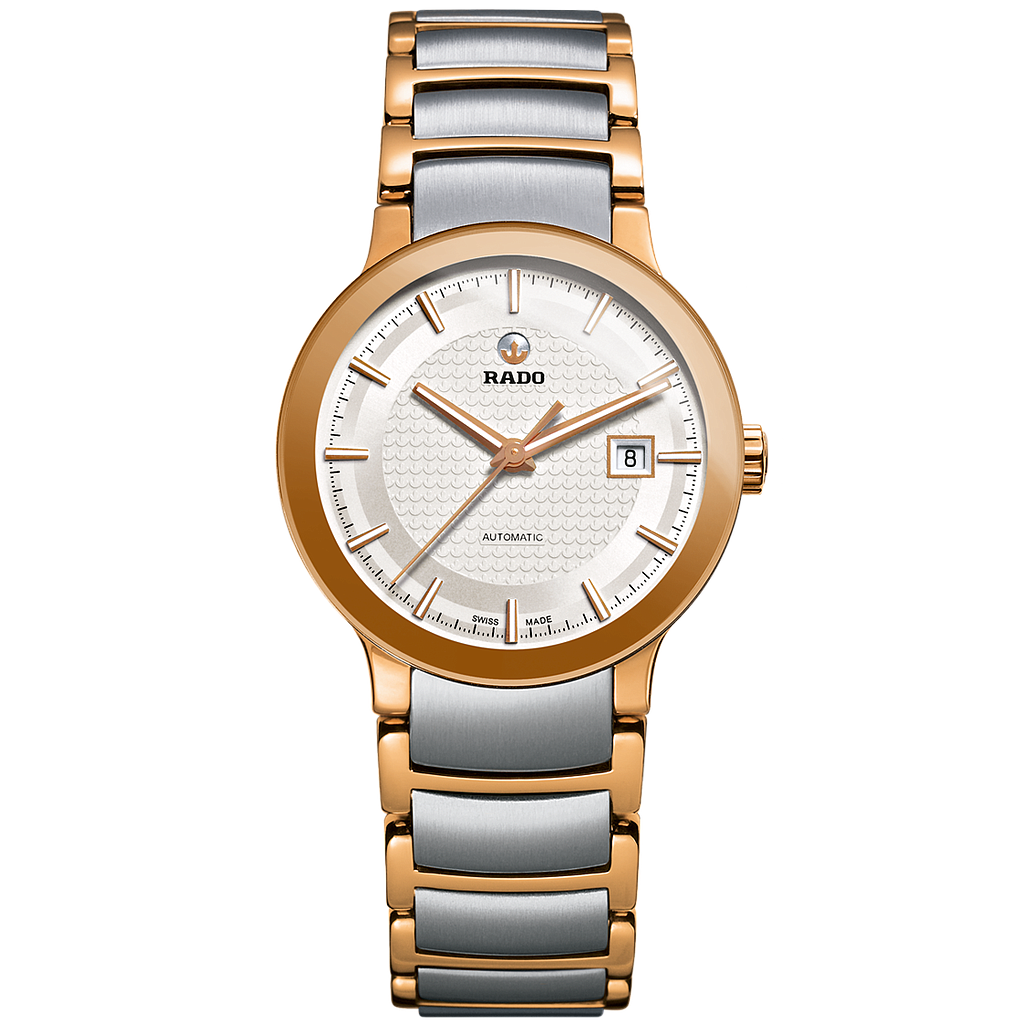 CENTRIX SILVER/ROSE AUTOMATIC 28MM STEEL & PVD SILVER STEEL & PVD