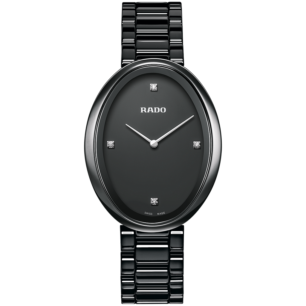 ESENZA TOUCH BLACK QUARTZ 33MM CERAMIC BLACK CERAMIC
