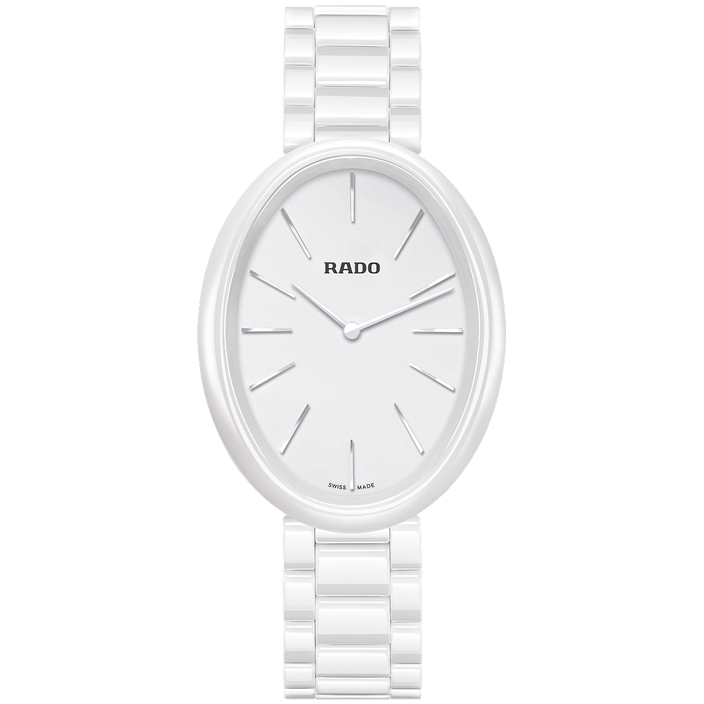 ESENZA TOUCH WHITE QUARTZ 33MM STEEL & CERAMIC WHITE CERAMIC