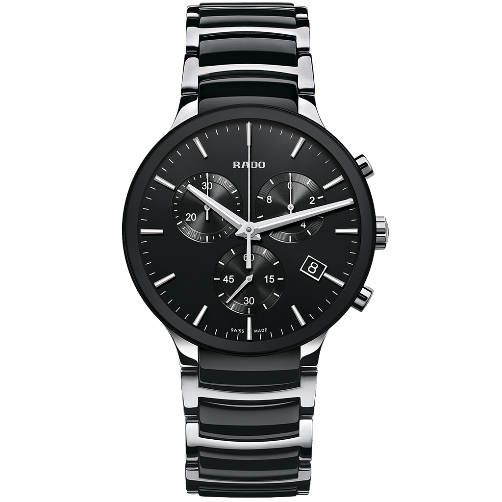 CENTRIX CHRONOGRAPH QUARTZ 44MM STEEL BLACK STEEL & CERAMIC