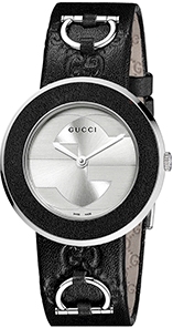 U PLAY MEDIANO QUARTZ 35MM STEEL SILVER LEATHER