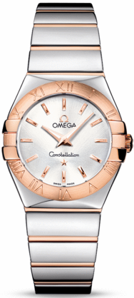 CONSTELLATION QUARTZ 27MM QUARTZ 27MM STEEL SILVER STEEL & ROSE GOLD