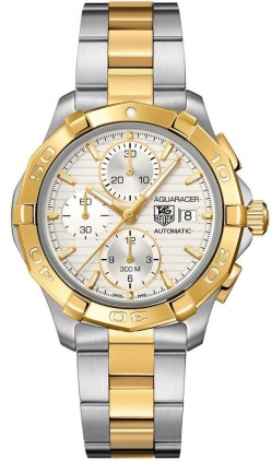 AQUARACER CALIBRE 16 CHRONOGRAPH AUTOMATIC 42MM STEEL SILVER STEEL & GOLD