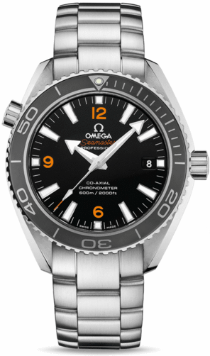 SEAMASTER PLANET OCEAN 600M CO AXIAL  AUTOMATIC 42MM STEEL BLACK STEEL