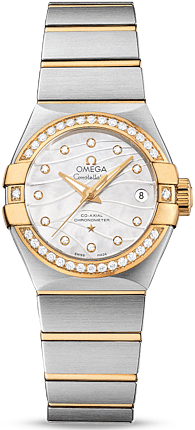 CONSTELLATION CO AXIAL 27MM AUTOMATIC 27MM STEEL MOTHER OF PEARL STEEL