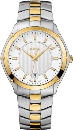 SPORT GENT QUARTZ 40MM STEEL WHITE STEEL & GOLD