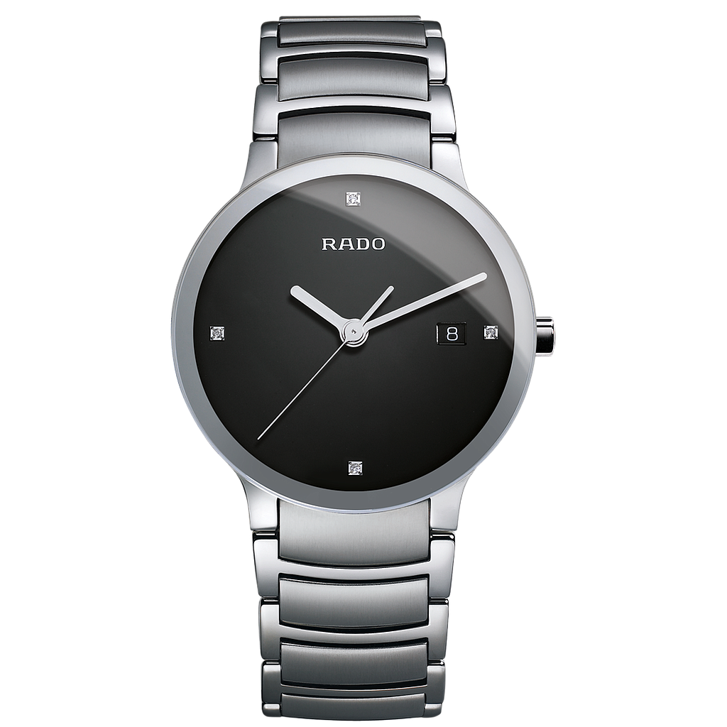 CENTRIX SILVER QUARTZ 38MM STEEL BLACK STEEL