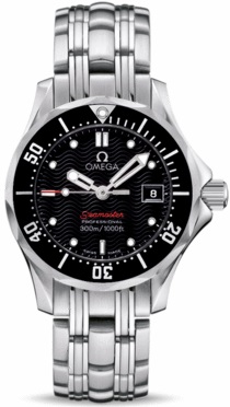 SEAMASTER DIVER 300M QUARTZ 28MM STEEL BLACK STEEL