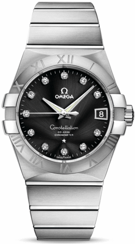 CONSTELLATION CO AXIAL 38MM AUTOMATIC 38MM STEEL BLACK STEEL