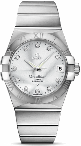 CONSTELLATION CO AXIAL 38MM AUTOMATIC 38MM STEEL SILVER STEEL