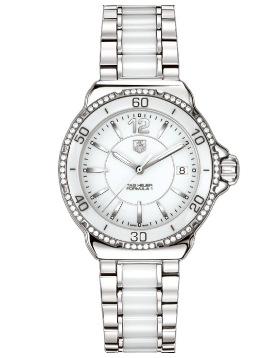 FORMULA 1 CERAMIC QUARTZ 37MM STEEL & CERAMIC WHITE STEEL & CERAMIC