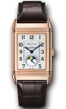 REVERSO GRANDE REVERSO CALENDAR AUTOMATIC ROSE GOLD WHITE ALLIGATOR