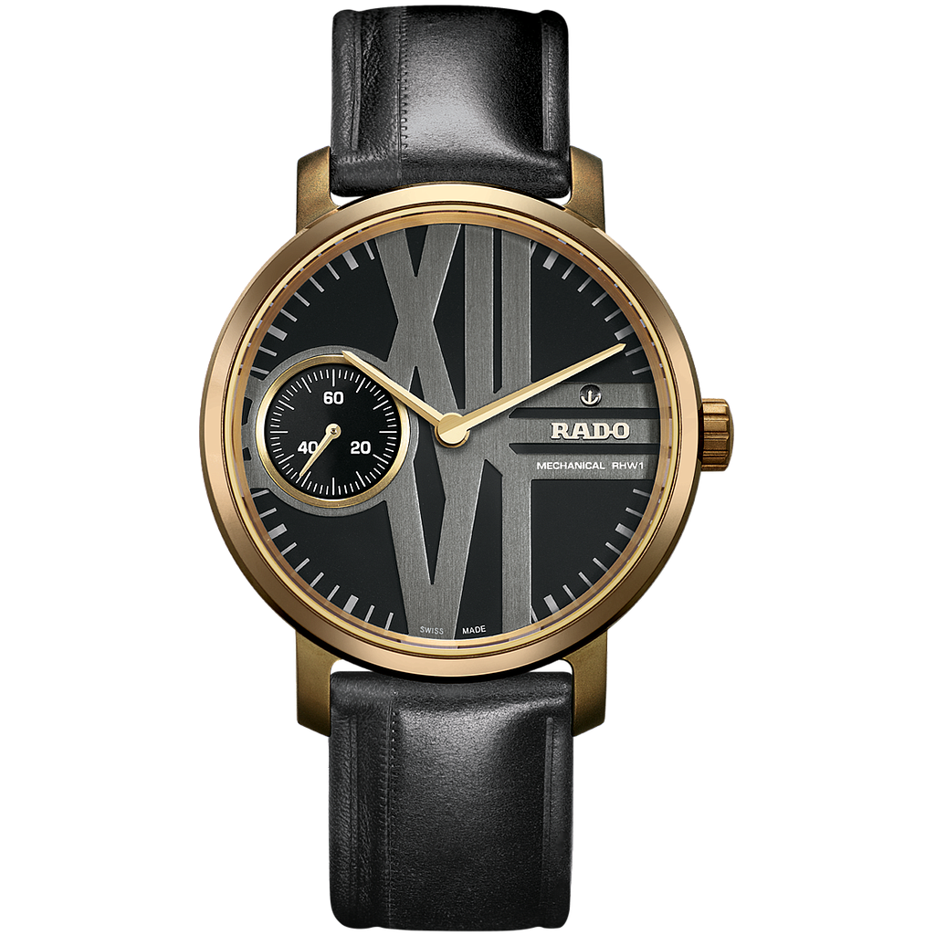 DIAMASTER BRONZE MANUAL WOUND 44MM CERAMIC BLACK LEATHER
