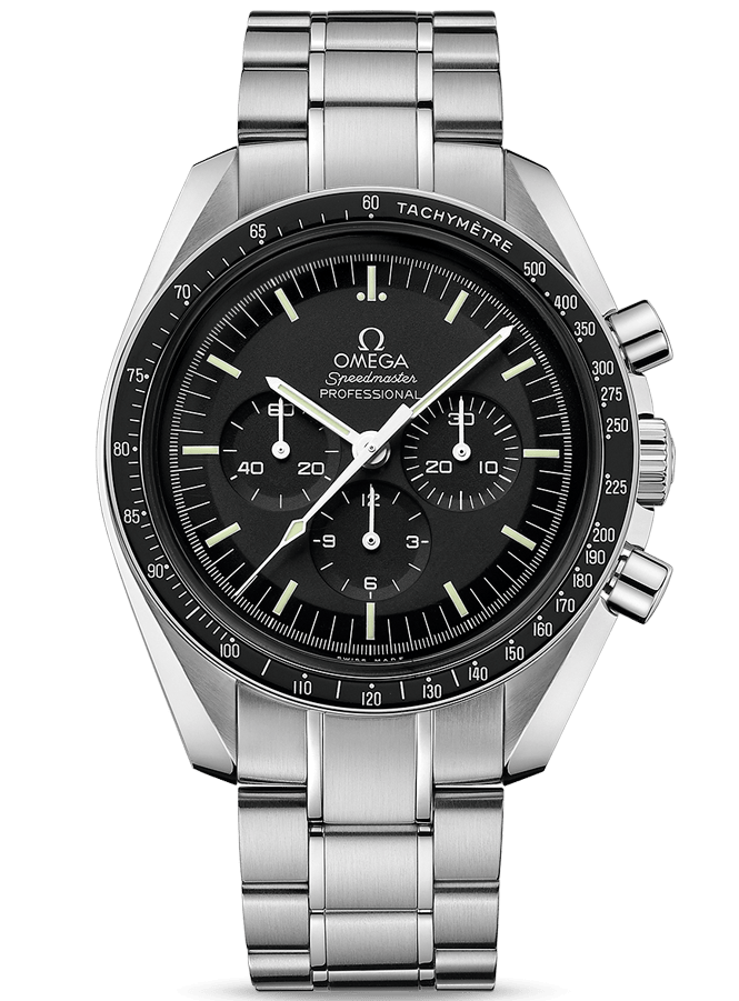 SPEEDMASTER MOONWATCH PROFESSIONAL CHRONO MANUAL WOUND 42MM STEEL BLACK STEEL