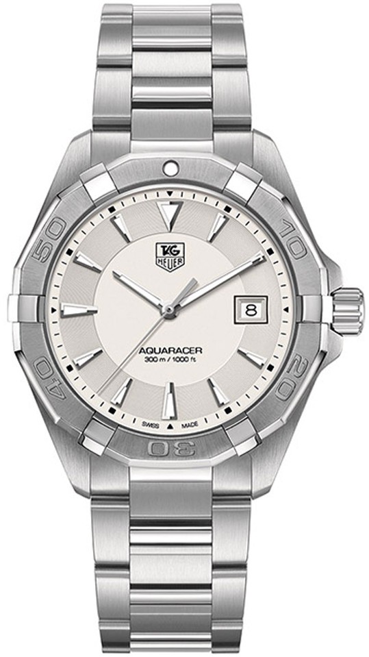 AQUARACER 300M QUARTZ QUARTZ 40,5MM STEEL SILVER STEEL