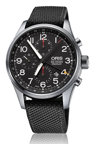 BIG CROWN PRO PILOT CHRONOGRAPH GMT AUTOMATIC 44MM STEEL BLACK TEXTILE