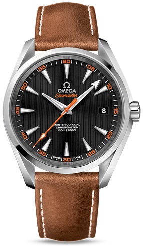SEAMASTER AQUA TERRA 150M CO AXIAL AUTOMATIC 41,5MM STEEL BLACK LEATHER