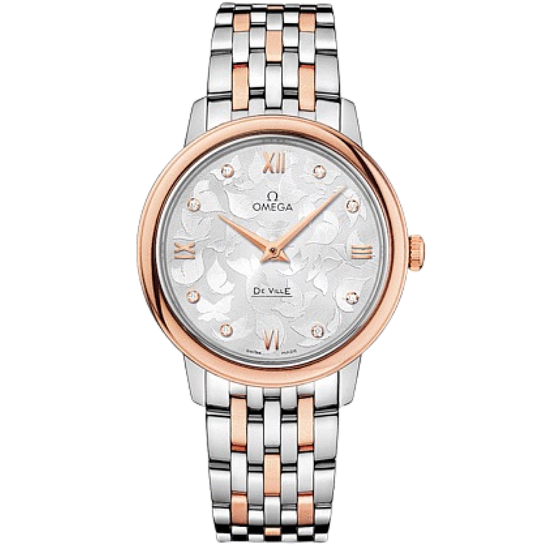 DE VILLE PRESTIGE QUARTZ 32,7MM STEEL SILVER STEEL & ROSE GOLD
