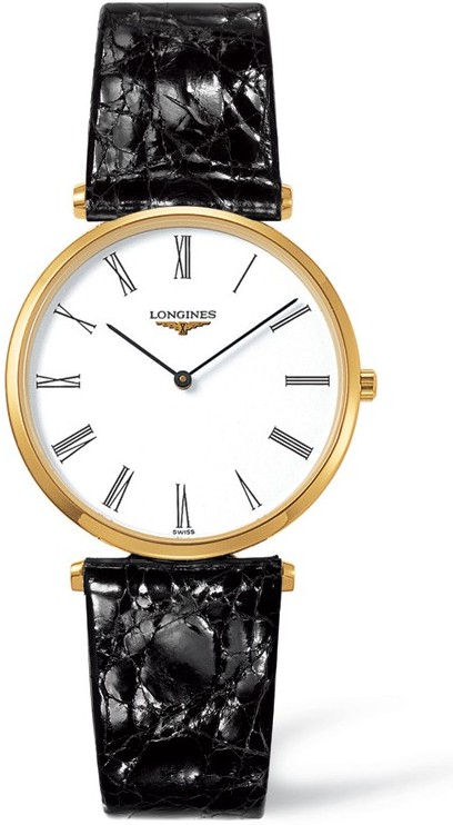 LA GRANDE CLASSIQUE QUARTZ 33MM STEEL WHITE ALLIGATOR