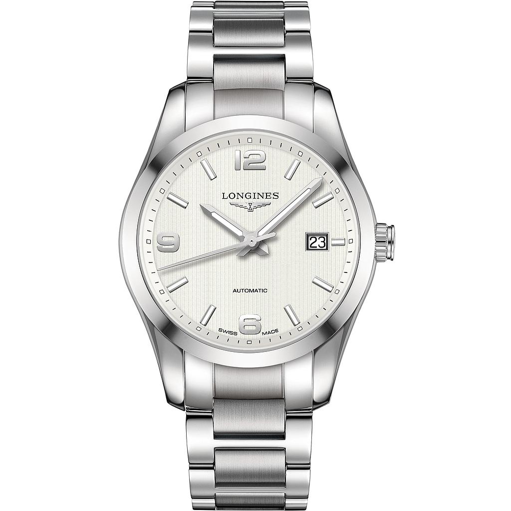 CONQUEST CLASSIC AUTOMATIC 40MM STEEL SILVER STEEL
