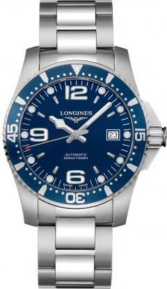 HYDROCONQUEST AUTOMATIC 41MM STEEL BLUE STEEL