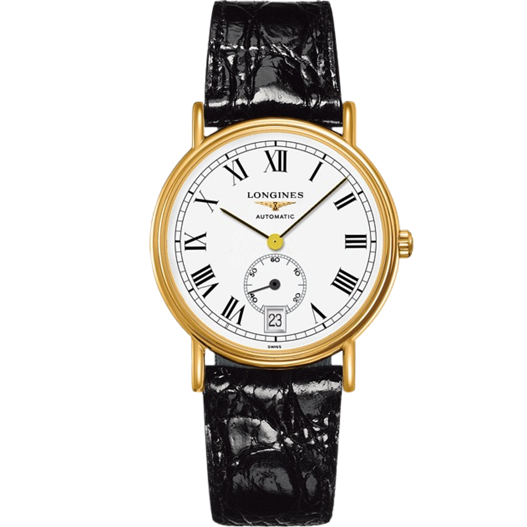 PRESENCE AUTOMATIC 38,5MM STEEL WHITE LEATHER