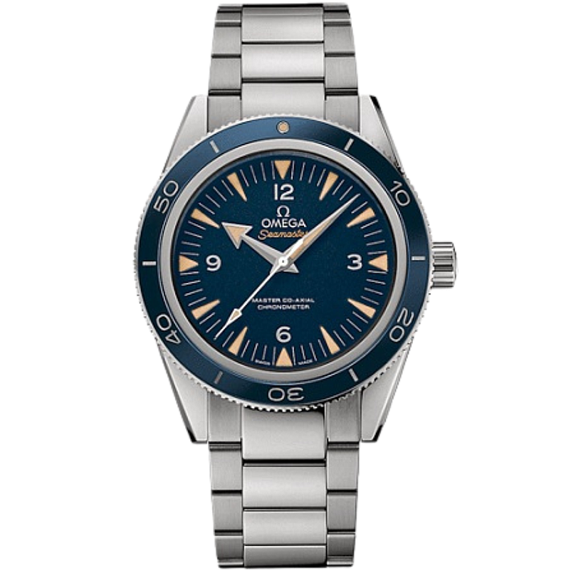 SEAMASTER 300 MASTER CO AXIAL AUTOMATIC 41MM TITANIUM BLUE TITANIUM