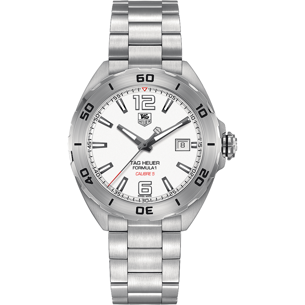 FORMULA 1 CALIBRE 5 AUTOMATIC 41MM STEEL WHITE STEEL