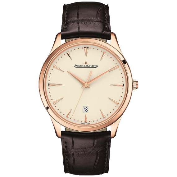 MASTER GRANDE ULTRA THIN DATE AUTOMATIC 40MM ROSE GOLD BEIGE ALLIGATOR