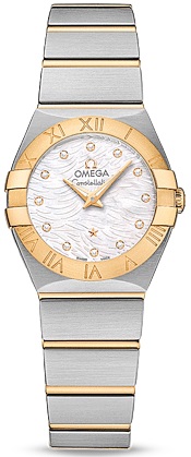 CONSTELLATION QUARTZ 24MM QUARTZ 24MM STEEL MOTHER OF PEARL STEEL & GOLD