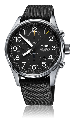 BIG CROWN PRO PILOT CHRONOGRAPH AUTOMATIC 44MM STEEL BLACK TEXTILE