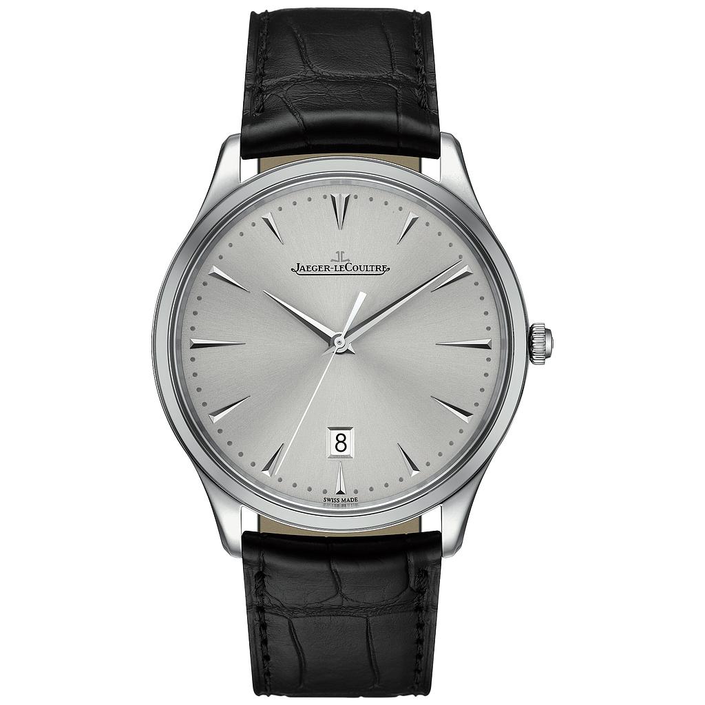 MASTER GRANDE ULTRA THIN DATE AUTOMATIC 40MM STEEL SILVER ALLIGATOR