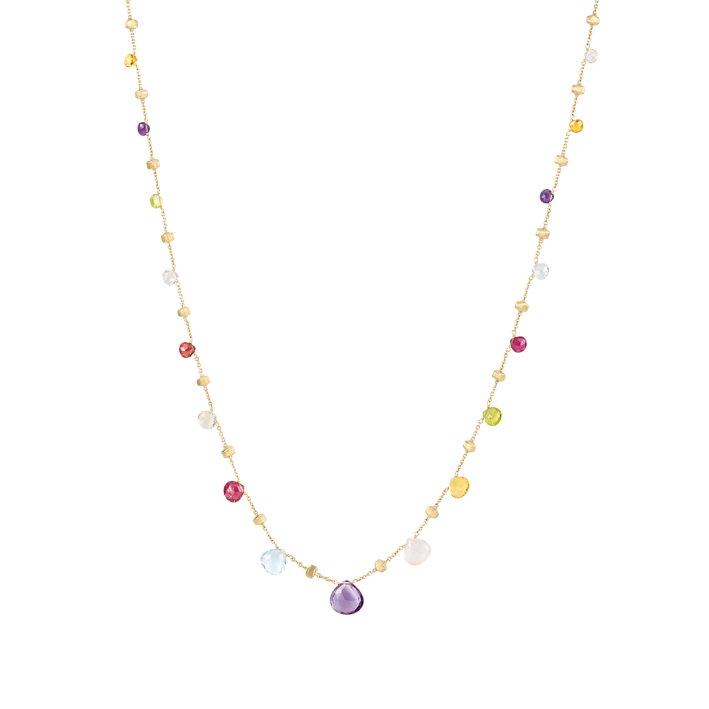 MARCO BICEGO PARADISE NECKLACE 12.28 18K YELLOW GOLD 42CM