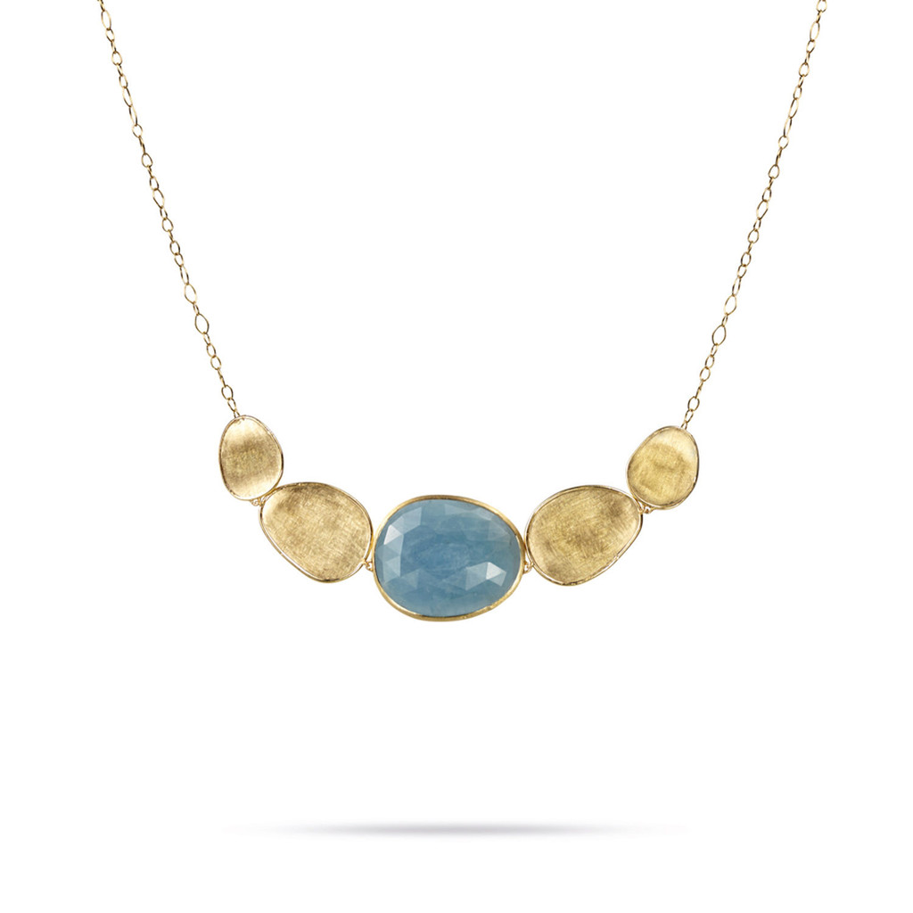 MARCO BICEGO LUNARIA NECKLACE 10.24 18K YELLOW GOLD 42CM