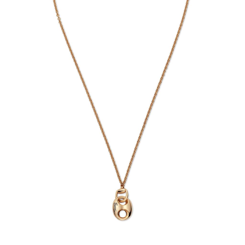 GUCCI MARINA CHAIN NECKLACE 12.8 18K YELLOW GOLD