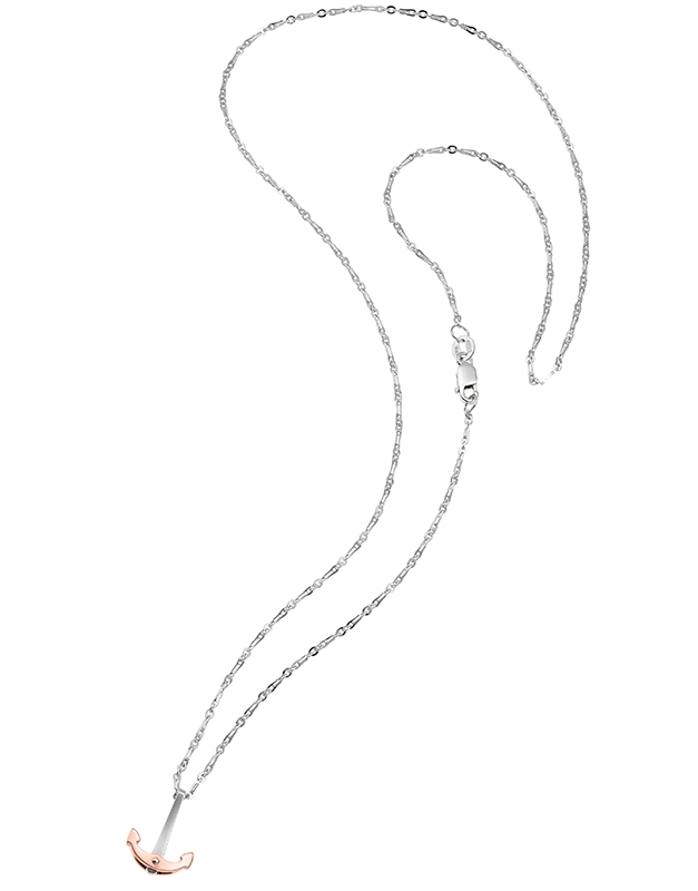 ZANCAN INSIGNIA NECKLACE 3.6 18K WHITE AND ROSE GOLD