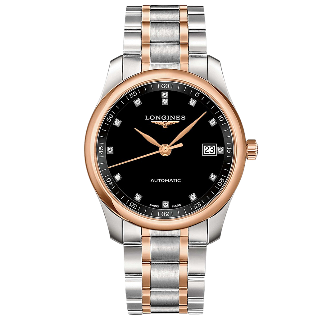 MASTER COLLECTION AUTOMATIC 40MM STEEL & GOLD PLATED BLACK STEEL & GOLD PLATED