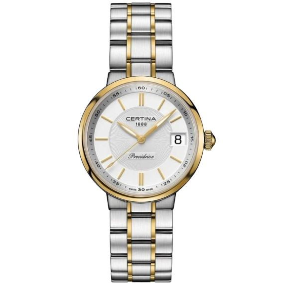 DS STELLA QUARTZ 31,5MM STEEL & PVD SILVER STEEL & PVD