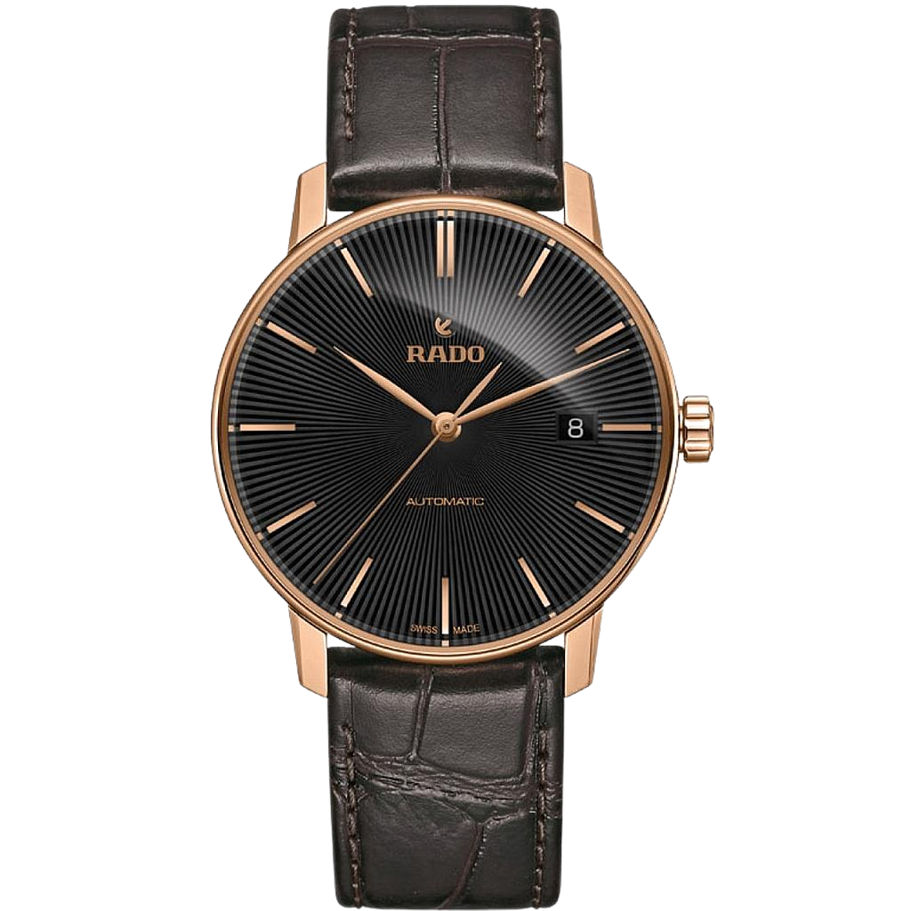 COUPOLE CLASSIC AUTOMATIC 38MM STEEL & PVD BLACK ALLIGATOR